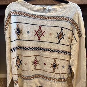 Madewell embroidered Sweater